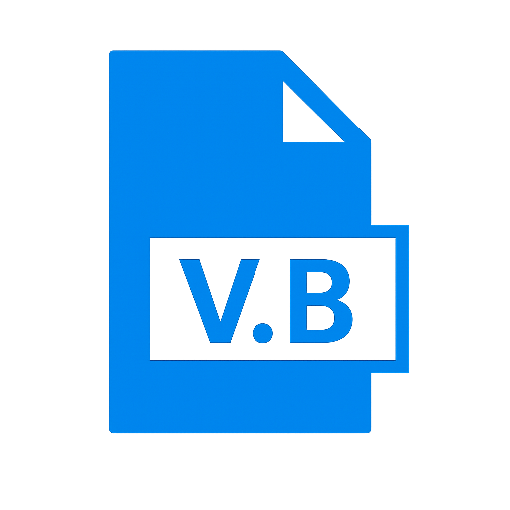 v.benidze deliverability logo. A blue folded envelope with the letters V and B.